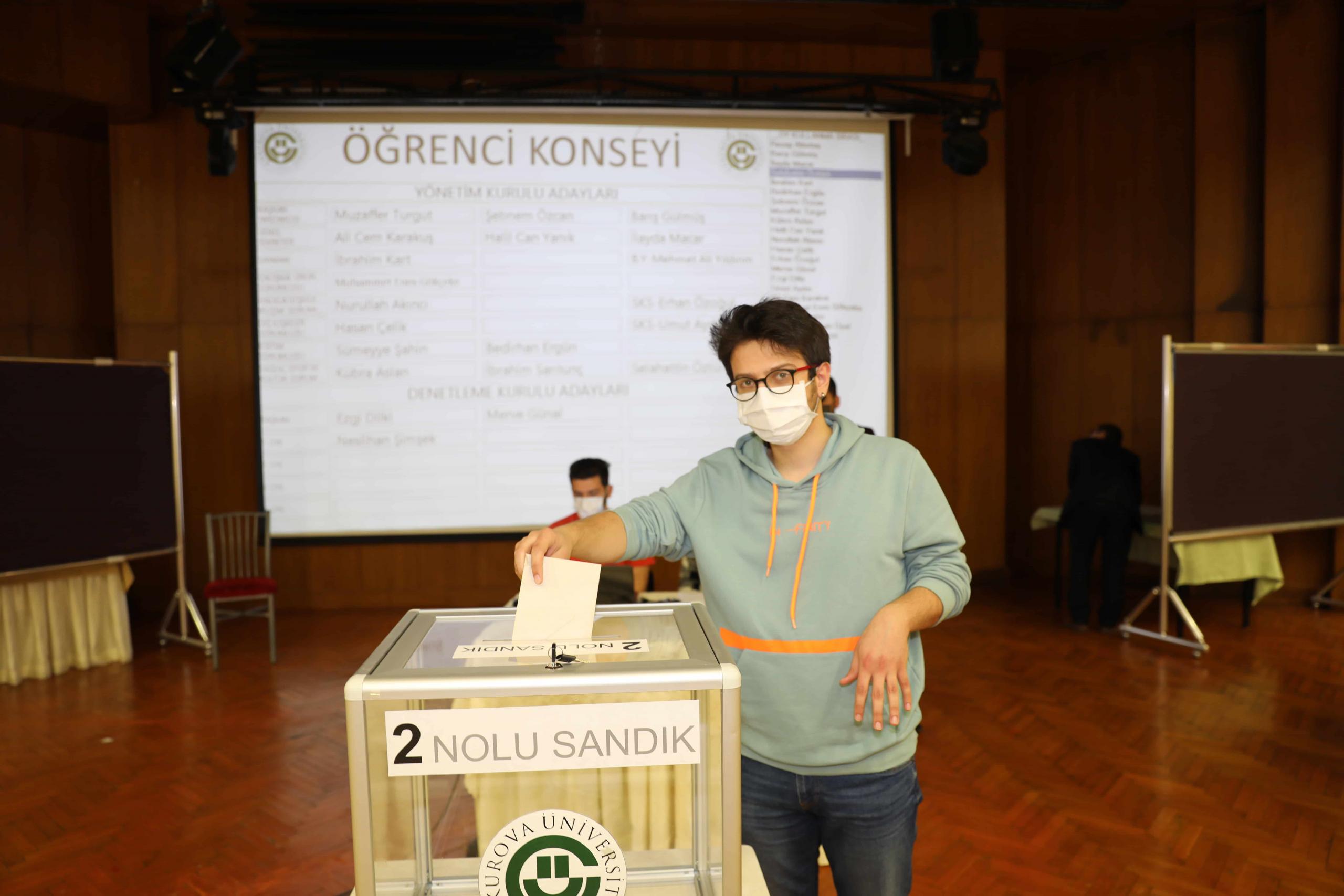 Çukurova Üniversitesi Öğrenci Konseyi Yönetim ve Denetim Kurulu Seçimleri Yapıldı