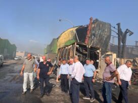 MHP Adana İl’den yangın mağduru esnafa ziyaret!