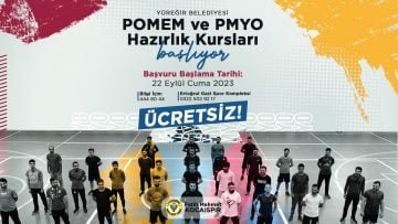 YÜREĞİR BELEDİYESİ POMEM VE PMYO KURS KAYITLARI BAŞLIYOR