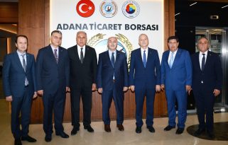 Adana Valisi Yavuz Selim Köşger’den, Adana Ticaret Borsasına ziyaret