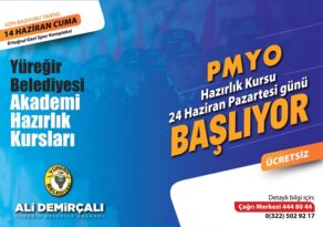 YÜREĞİR BELEDİYESİ PMYO HAZIRLIK KURSU KAYITLARI BAŞLADI