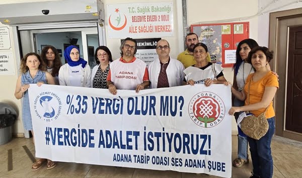 1.400.000 SAĞLIK ÇALIŞANI VERGİDE ADALET İSTİYOR